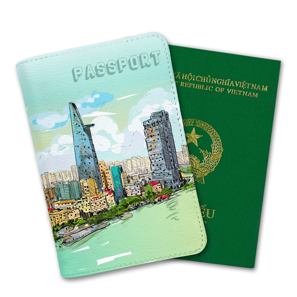 Bao Da Hộ Chiếu / Passport Du Lịch Nam - Nữ  SÀI GÒN - PPT203 STORMBREAKER