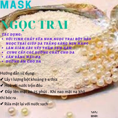Mặt nạ dẻo ngoc trai