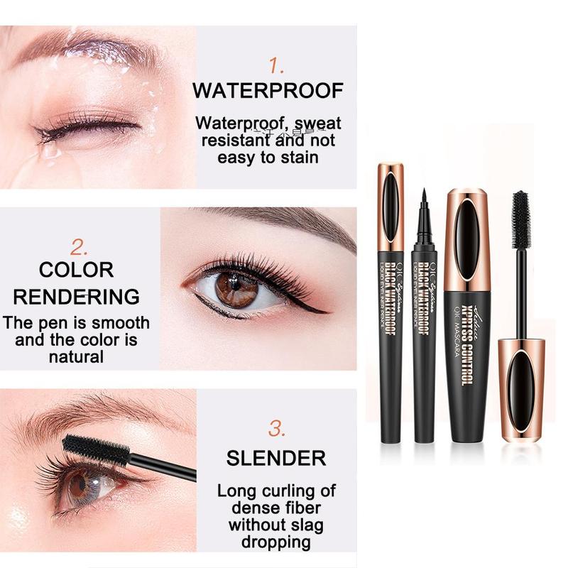 [Hàng mới về] Bút Kẻ Mắt Và Mascara Chuốt Mi Qic J0z3 Phong Cách Âu Mỹ Dễ Sử Dụng