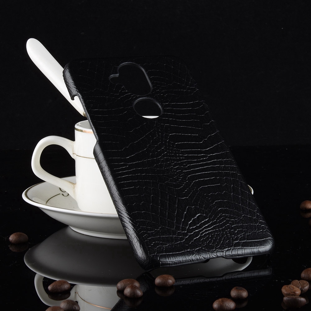 Nokia 8.1 Casing Fashion Crocodile Pattern Hard PC PU Leather Back Cover Nokia8.1 Hard Plastic Case Phone Cover