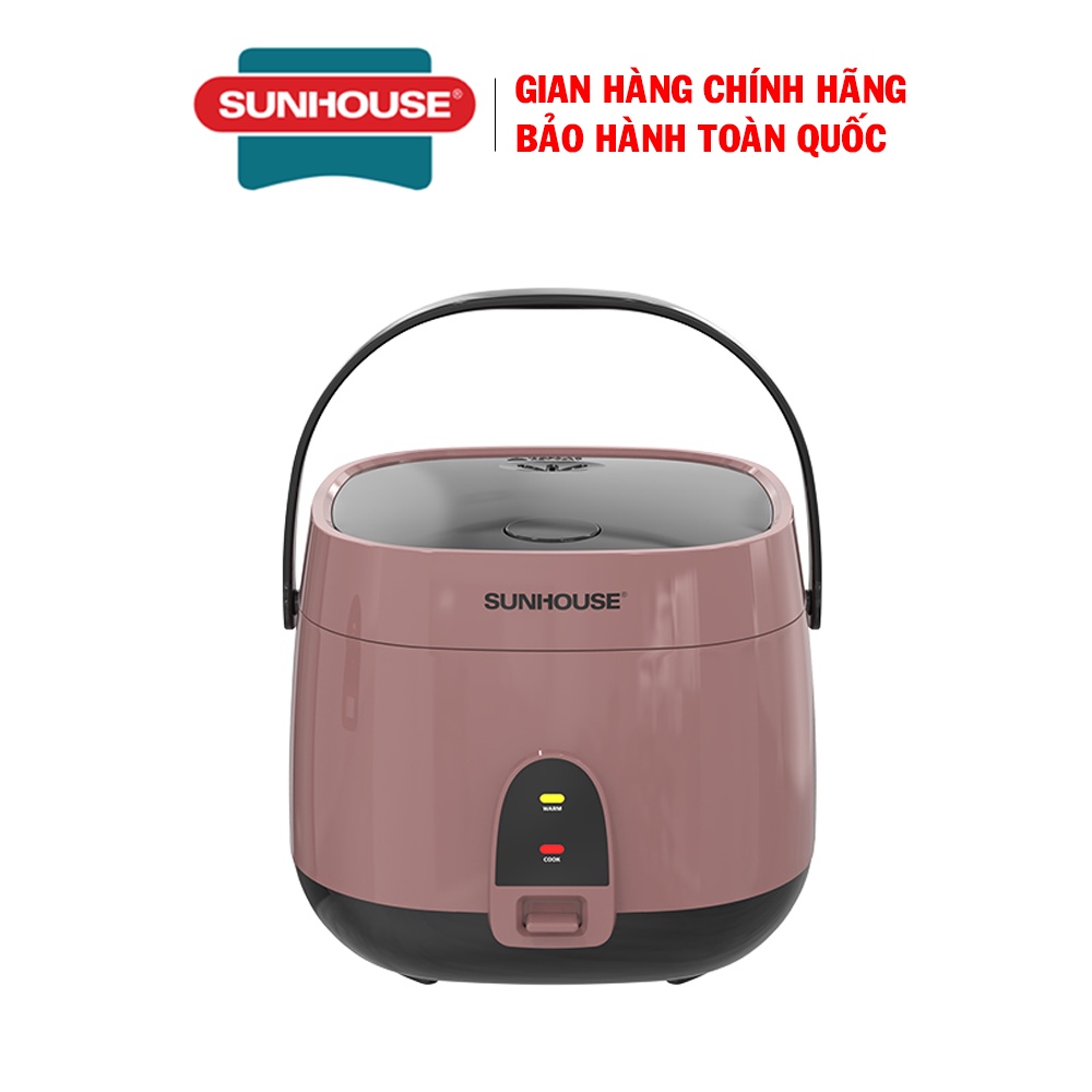 [New 2022] Nồi cơm điện Sunhouse SHD8627, Công suất 700W, Dung tích 1.8 lít, Sản xuất tại Việt Nam, Bảo hành 12 tháng