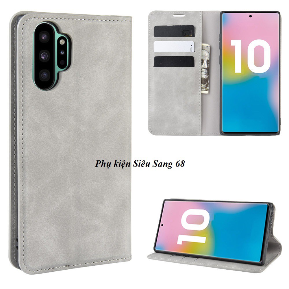 Bao da PU Gấp 2 mặt phù hợp với dòng ĐT Samsung Note 10/ Note 10 plus | BigBuy360 - bigbuy360.vn