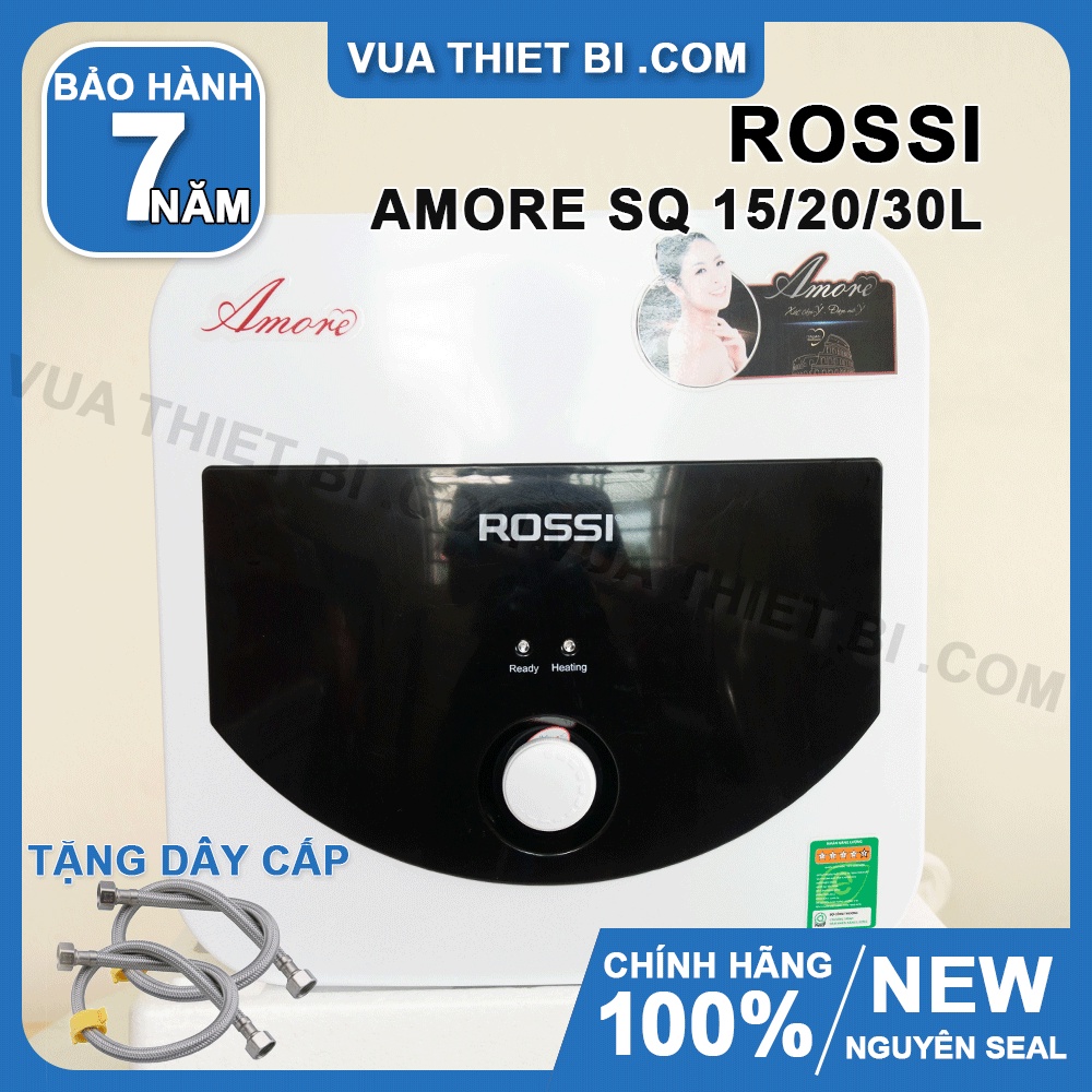 [15L] Bình Nóng Lạnh gián tiếp Rossi AMORE Vuông 15 Lít RA-15SQ