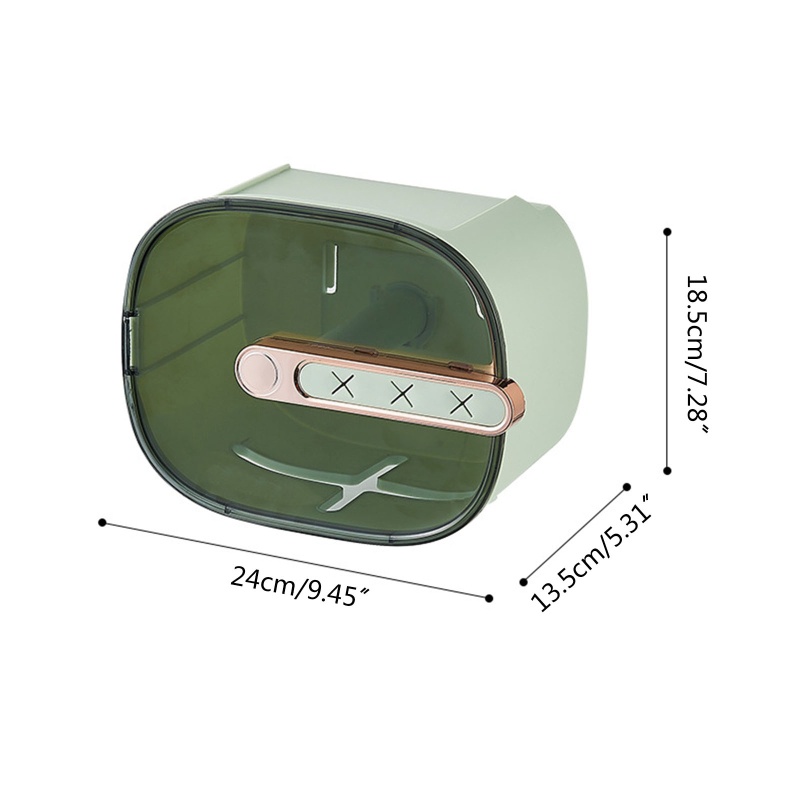 Giá Đỡ Hộp Khăn Giấy Gắn Tường Tiện Dụng Cho Nhà Tắm / Văn Phòng / Quán Bar