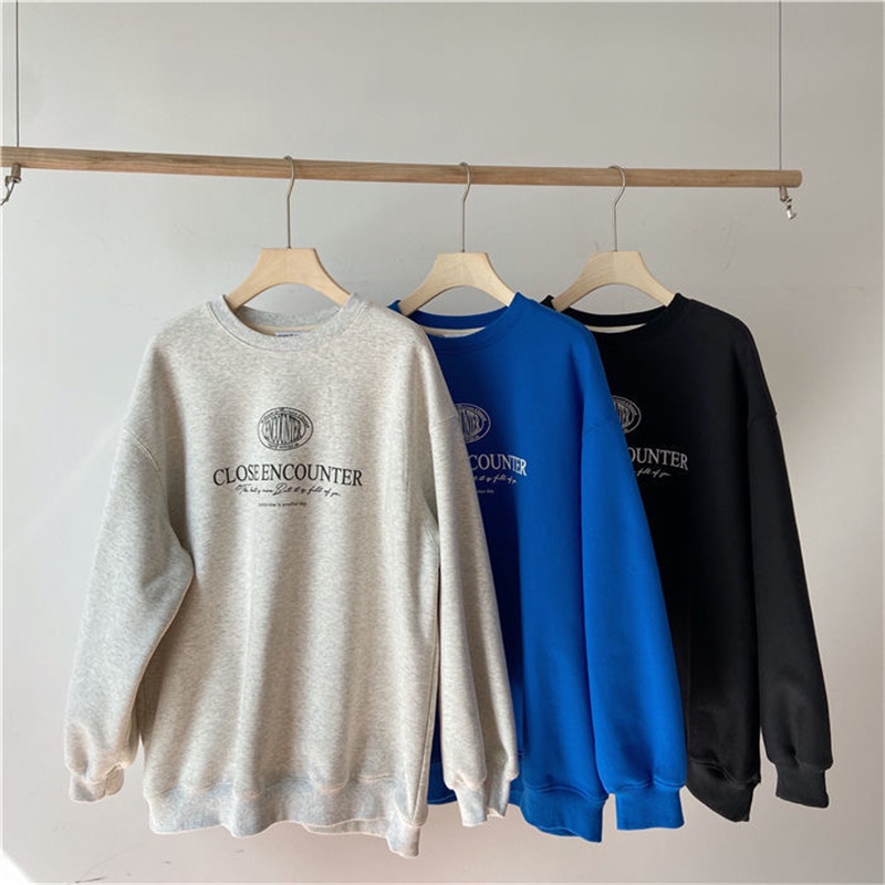 NRVP Áo Hoodie Dáng Rộng Thời Trang Hàn Quốc 2022 Dành Cho Nữ