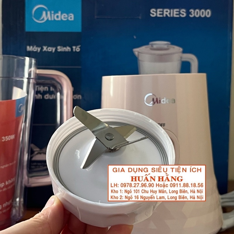 Linh kiện tách bộMáy xay sinh tố Midea MJ-BL35 (Hồng nhạt và Xanh)