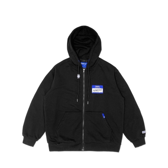 Áo khoác fullzip FEARLESS Name Tag vải nỉ và lót dù