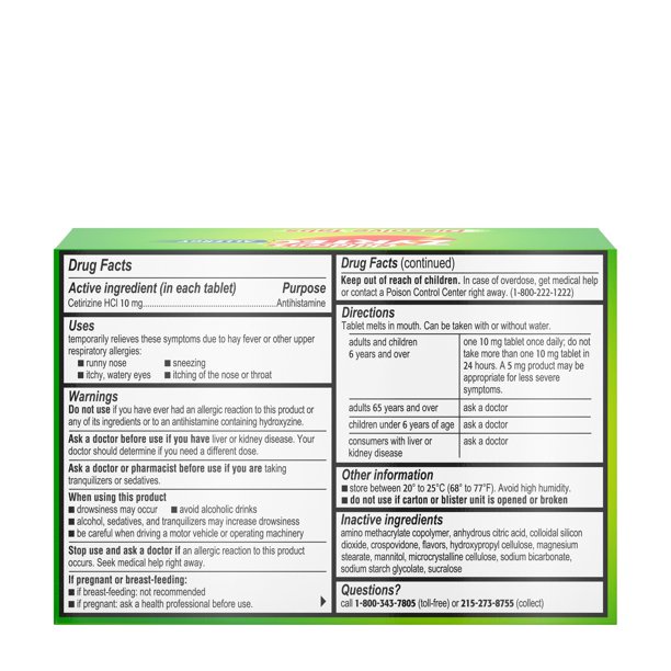 [DATE 10/2022 &amp; 11/2022] CHILDREN’S ZYRTÉC 24HR 24 VIÊN