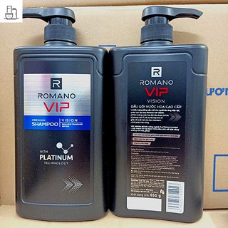 Dầu gội Romano VIP cao cấp 650g - Mẫu Mới