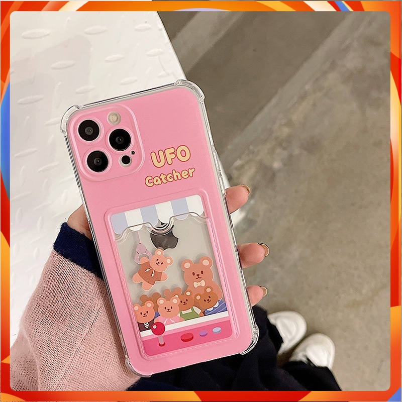 Ốp lưng IPhone  trong túi đựng thẻ ảnh UFO 6/6s/6plus/6splus/7/7plus/8/8plus/xs/11/12/13/14/Pro/Plus/Promax TT9