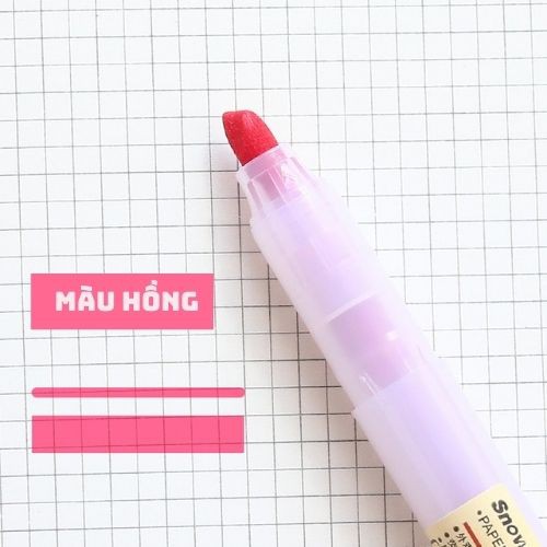 Set bút highlight pastel, bút dạ 2 đầu nhiều màu dễ thương cho học sinh đánh dấu ghi nhớ dễ dàng