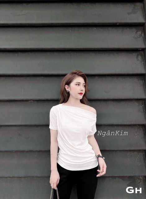 Áo sơ mi kẻ tăm tay hến hai túi ngực