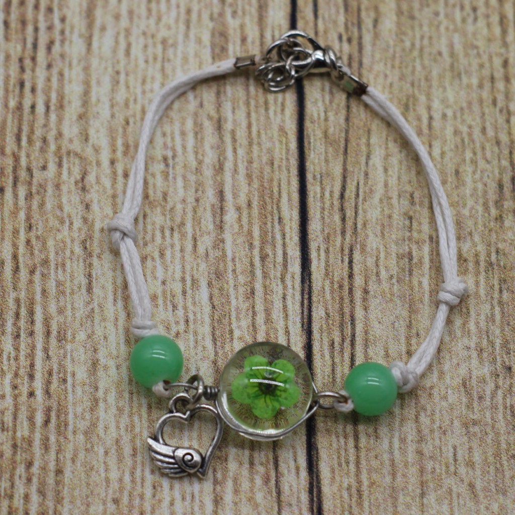 VT143 Vòng tay sợi đá 5 cái/lốc