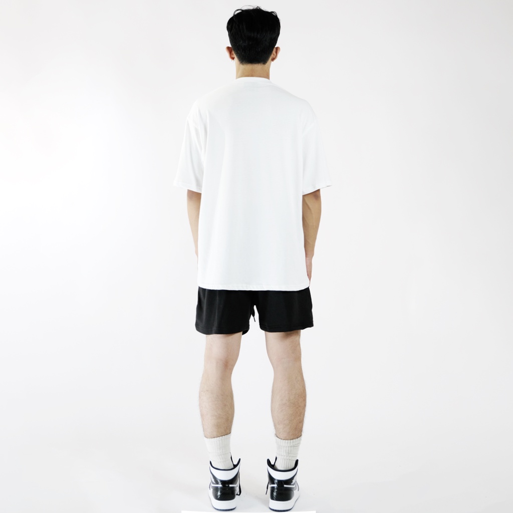 ÁO THUN UNISEX &quot;ILY WITH ALL MY B**BS&quot; 100% COTTON DÀY FORM OVERSIZE MÀU TRẤNG - liamstudio