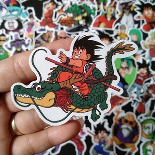 miêng dán sticker anime dragon ball(bảy viên ngọc rồng) trọn bộ 100 miếng in rõ nét bền đẹp-Siu Ngầu