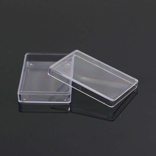 Rectangular Transparent Plastic Storage for Case Playing Card Container for Club