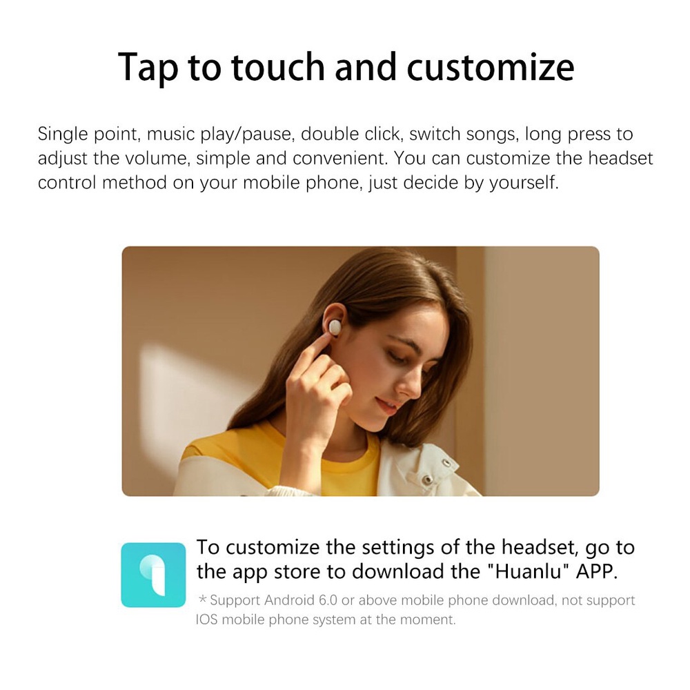 Tai nghe không dây OPPO Enco Buds / Air 2i Lite Bluetooth 5.2 Tai nghe nhét tai Mini chống nước chống ồn thông minh