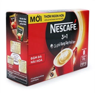 Cà phê 3 in 1 Nescafe 15 gói nhỏ x17g