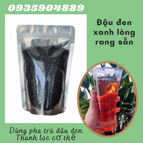 1 ký hạt đậu đen xanh lòng rang sẵn dùng làm đồ uống giải nhiệt