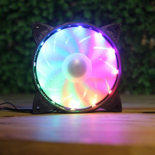 Quạt case 120mm forgame rgb streamer i bh 12 tháng i fan case 12cm rgb forgame, quạt tản nhiệt cho case, không cần hub