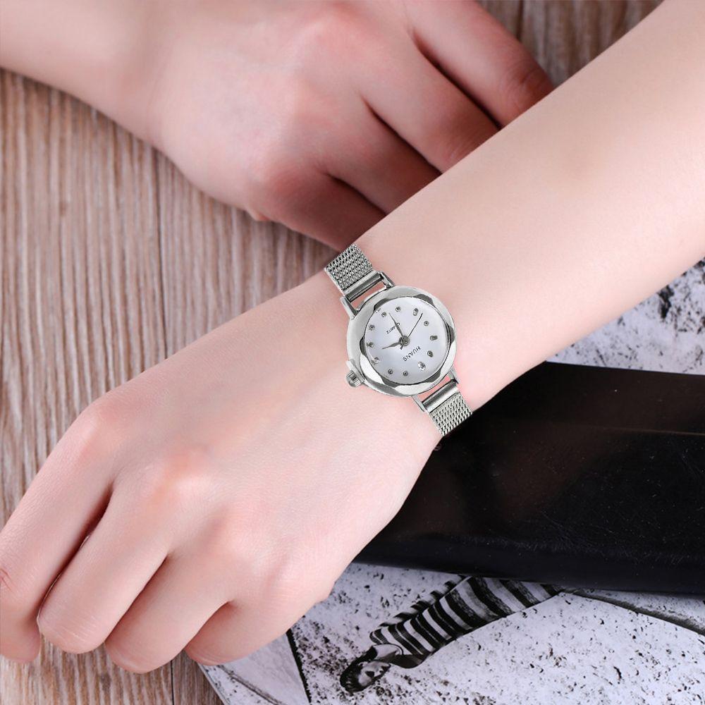 JUNE Đồng Hồ Quartz Nữ Kiểu Dáng Đơn Giản