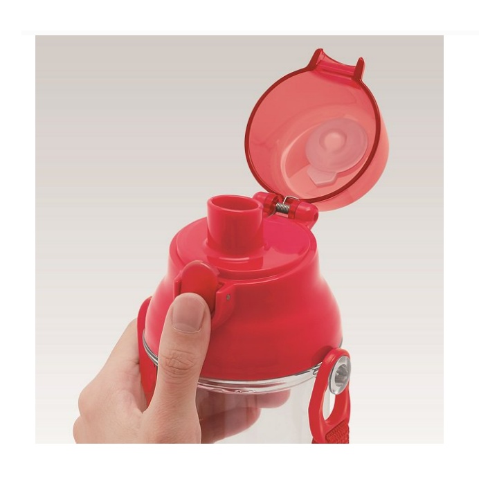 Bình Nước Bằng Nhựa Trong Suốt Kháng Khuẩn Hình AVENGERS marvel 400ml / 480ml + Sản Xuất Tại Nhật Bản