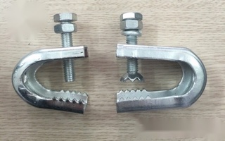 Kẹp xà gồ chữ C, chữ P (kẹp hộp) dùng để treo tyren M8, M10, chất liệu thép mạ kẽm loại dày, xuất hóa đơn VAT