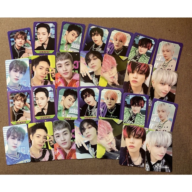 bộ ảnh matching card NCT Dream Glitchmode popup store