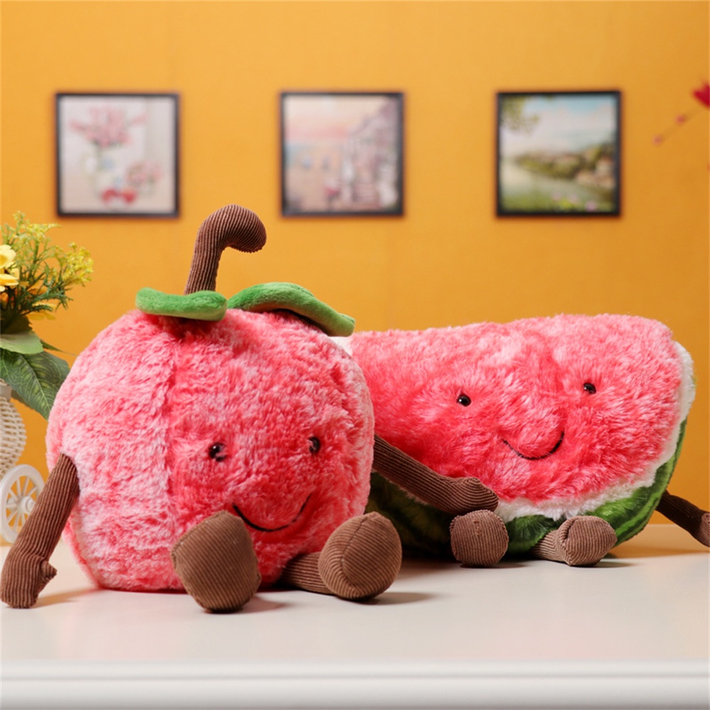 Ins 30Cm Dễ Thương Dưa Hấu Đồ Chơi Sang Trọng Con Búp Bê Nhồi Bông Nhà Máy Gối Kawaii Phim Hoạt Hình Trái Cây Gối Mềm Đồ Chơi dưa hấu Gối búp bê đồ chơi sang trọng trái cây búp bê Cho Trẻ Em Quà Tặng Sinh Nhật