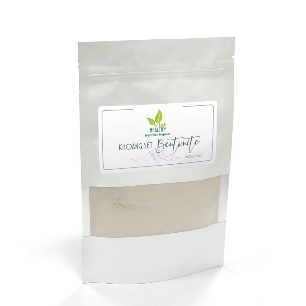Khoáng sét Bentonite Clay - Bịch 500gr