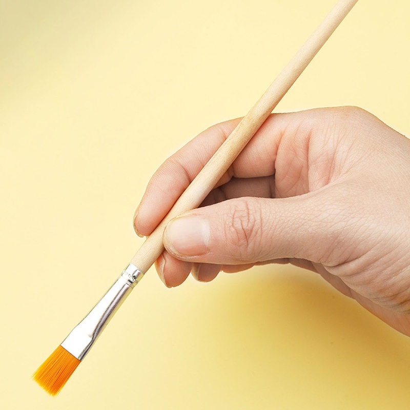 Set 6 Cọ Vẽ Màu Nước / Sơn Dầu Chuyên Nghiệp