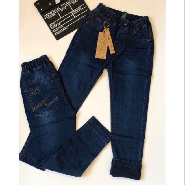 Quần jean 2 lớp lót cotton cho bé trai