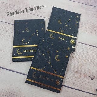 Sổ A5 bìa 12 cung hoàng đạo