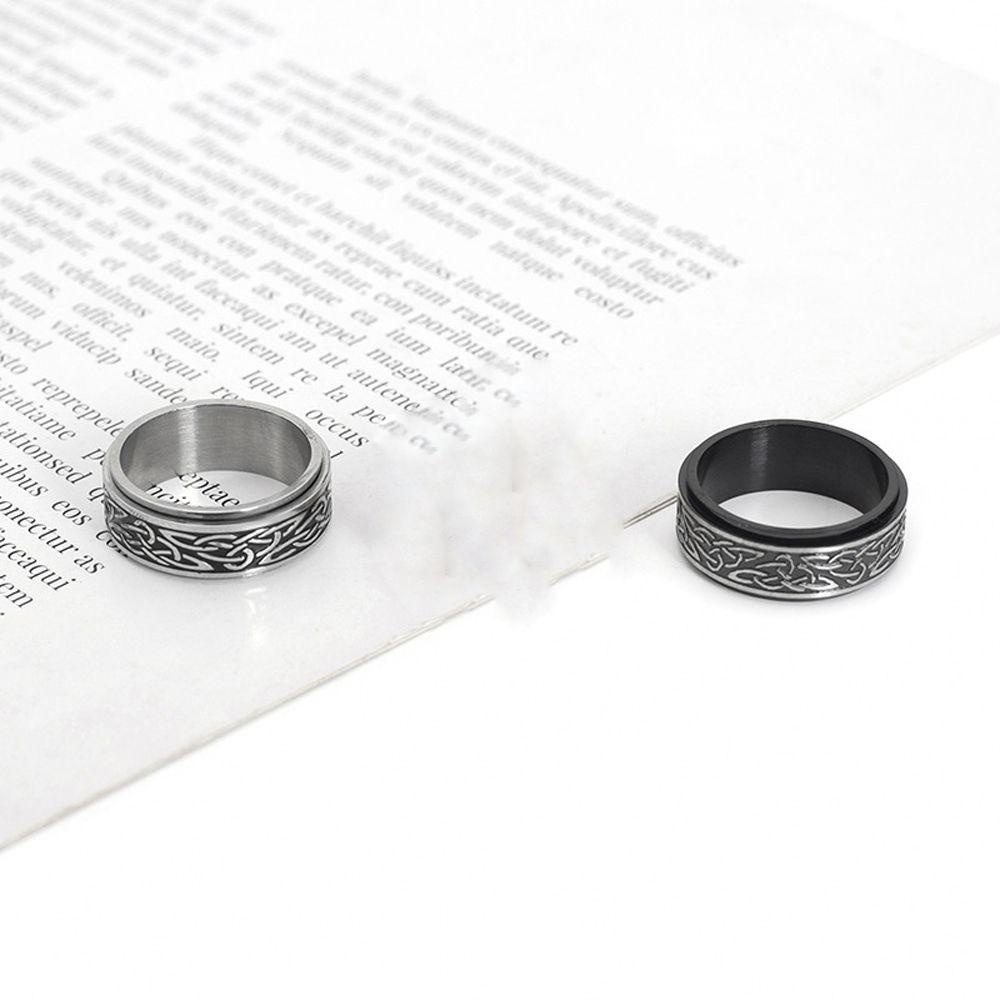 Nhẫn Xoay Thời Trang Phong Cách Punk Cổ Điển Cá Tính Dành Cho Nam Và Nữ