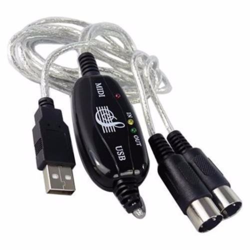 Dây Cáp Midi Sang USB Cho Organ - Thiết Bị Chuyển Đổi Âm Thanh Cho Nhạc Cụ Midi Kết Nối Với Máy Tính