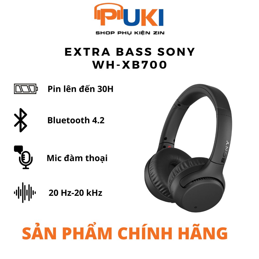 Tai nghe bluetooth Extra Bass Sony WH-XB700 - SONY WH-XB700 | Hàng Chính Hãng |