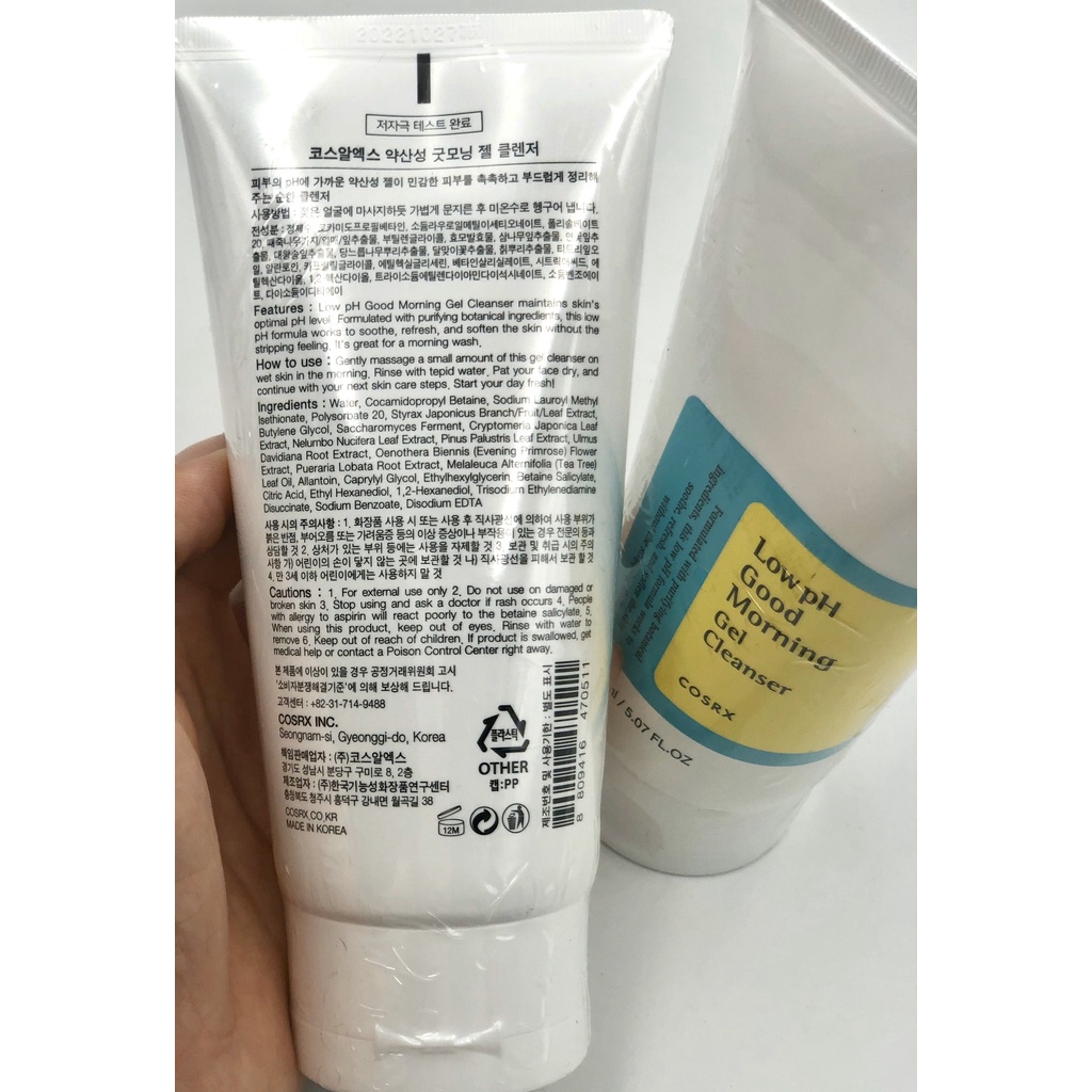 Gel Rửa Mặt Dịu Nhẹ Cosrx Low Ph Good Morning Gel Cleanser 150ml | BigBuy360 - bigbuy360.vn
