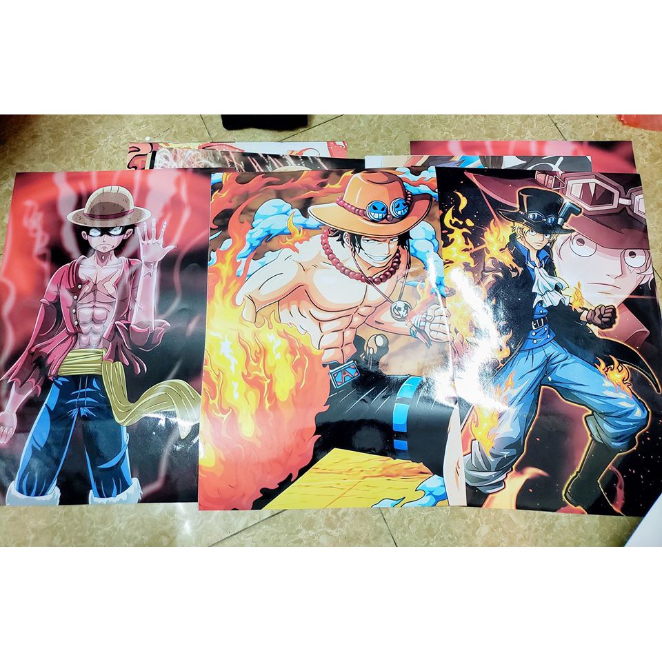 Poster Anime One Piece - IN THEO YÊU CẦU - đủ size