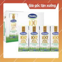 [ICLN9 giảm 5K cho đơn hàng 50k]  Thùng 48 hộp Sữa tươi tiệt trủng 100% có đường bé (110ml)