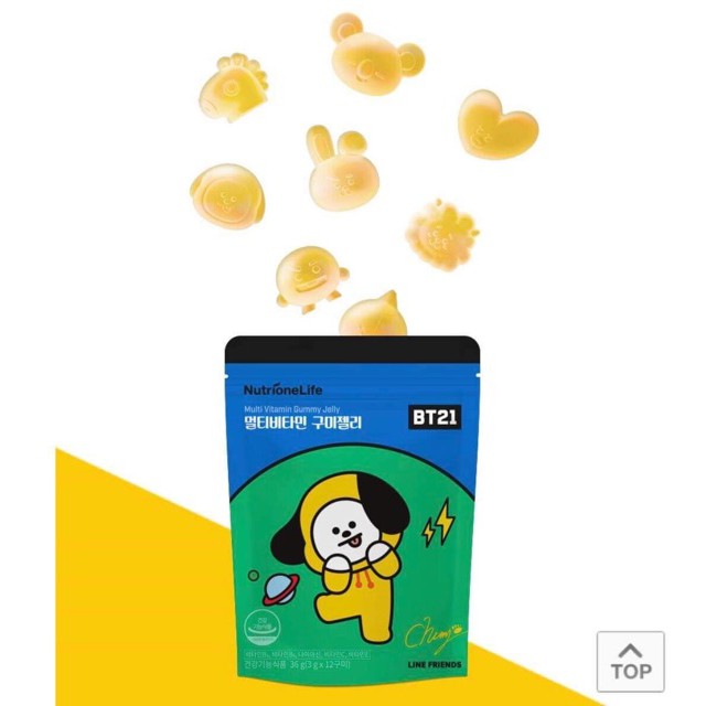 Kẹo Dẻo BT21 Multi Vitamin Gummy Jelly | NutrioneLife x BT21 CHÍNH HÃNG (K106) | BigBuy360 - bigbuy360.vn