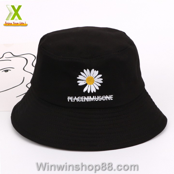 Mũ bucket cúc họa mi GD BIGBANG peaceminusone NK483 - Muasamhot1208