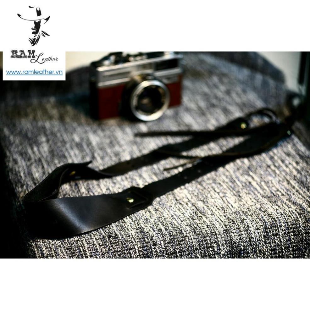 Dây Đeo Máy Ảnh Rollei Flex Da Bò +