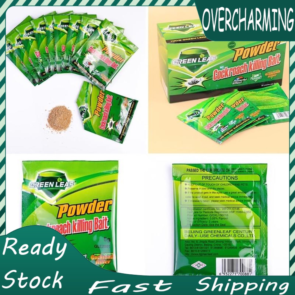 Set 5 Túi Bột Diệt Gián Côn Trùng Tiện Lợi Hiệu Quả Cao