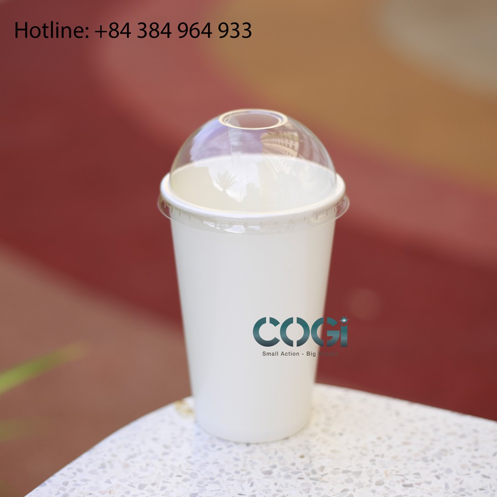 50 CÁI NẮP NHỰA CHO LY GIẤY 9OZ, 12OZ, 16OZ, 22OZ VÀ CÁC LOẠI TÔ GIẤY KHÁC