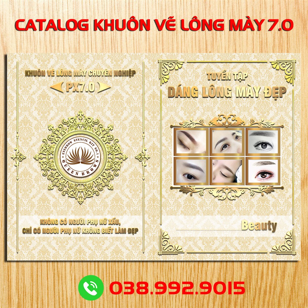 Catalog Tuyển tập dáng lông mày đẹp nhất hiện nay (Khuôn vẽ lông mày 7.0)