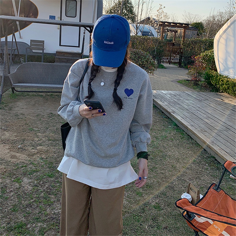 NRVP Áo Hoodie Thiết Kế Đơn Giản Thời Trang Hàn Quốc Cho Nữ