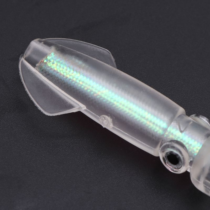 Mồi Câu Cá Nhân Tạo Mềm Phát Quang Nhiều Màu Sắc 10cm8g