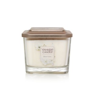 Nến ly vuông elevation M - Sheer Linen Yankee Candle