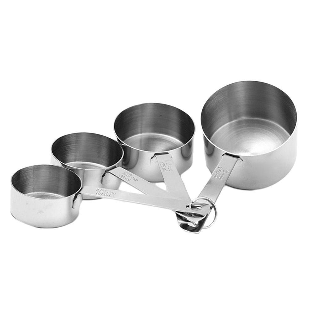 IVORY Cốc Đong Bằng Thép Không Gỉ Thiết Kế Tiện Lợi Cho Nhà Bếp