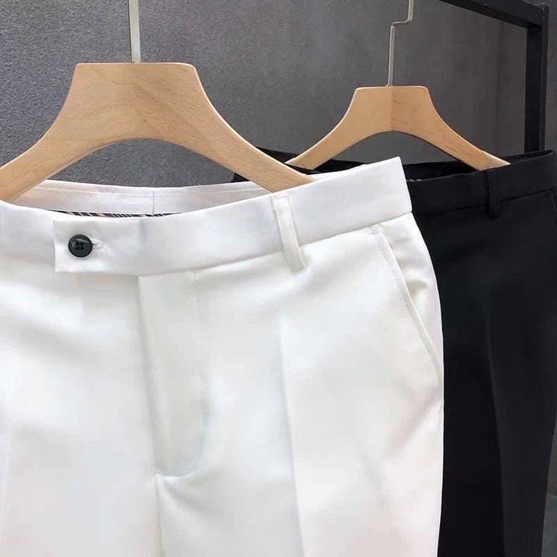 [VNXK] Quần tây nam quần tây âu nam quần vải học sinh sinh viên văn phòng Hàn Quốc chất liệu vải co giãn dày dặn ống